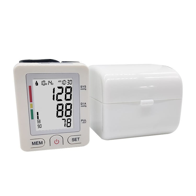 Buy Best Price Wrist Electronic Sphygmomanometer Blood Pressure Machine OEM 24 Hour Digital Wrist Blood Pressure Monitor