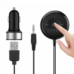 Car BT Audio AUX and USB Wireless Receiver With Microphone