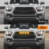 Car led light amber car grill led light auto lighting accessories install in grill for toyota