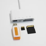 Card Reader Adapter With Lightning Male To USB3.0  XQD SD TF Card Lightning Female