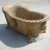 Import Carved yellow stone marble freestanding tub from China