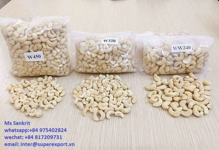 Cashew nut kernel W240, W320, W450
