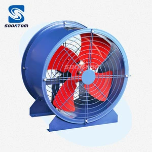 Cast Iron Large Airflow Post Type  Warehouse AC Industrial Exhaust Fan Axial Flow Fan