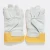 Import CASTONG Good Quality Short Grey and Yellow Grade B/C Cotton and Cow Split Leather Welding Gloves for Industrial Welding from China