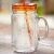 Import CE Big Large Wholesale Empty Best Glass Mason Jar With handle Screw Cap The Lids With Straw Hole Wide Mouth Mason Jars Mug from China