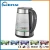 Import CE GS approval 5 color LED light change 1.7L Cordless electric glass kettle from China