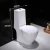 Import Ceramic Washdown One Piece WC Toilet Seat of Siphon Jet Flush For Bathroom Sanitary Ware In P-trap from China