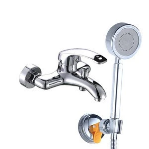 Cheap ABS shower head and brass shower mixer bath shower sets