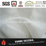 Cheap fire retardant plain voile fabric