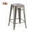 Import cheap kitchen China supplier used commercial vintage luxury bar modern stackable iron bar stool metal from China