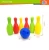 Import Cheap plastic mini bowling balls indoor sport for kids from China