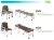 Import Cheap price adjustable hospital accompany bed chair from China