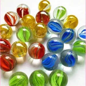 Cheap price colorful glass ornament beads paint beads toy marbles