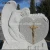 Import Cheap Price White Headstone Black Marble Monument Tombstone For Memorial from China