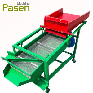 Chestnut Coffee Bean Maize New Rice Soybean Wheat Peanut Seed Food Grain Size Sorting Cleaning Grading Screen Machine Price