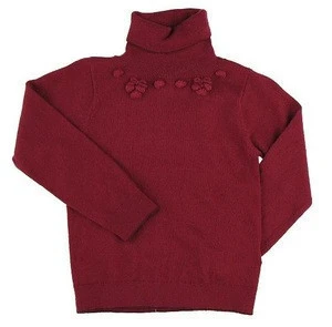 Child Kids Sweater Baby Girl Knit Turtleneck Sweater Kids Types Pullover