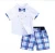 Import Children Boys New Summer Cotton Clothes Sets Flower Shirt Pants 2pcs Sport Outfits Boys Clothing Sets from China
