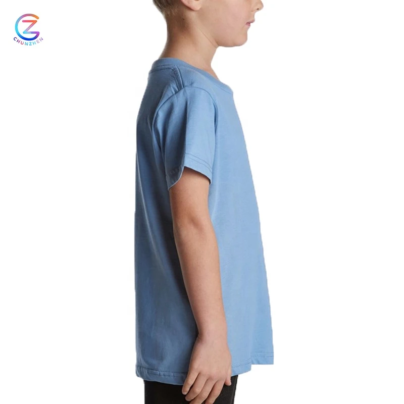 Children Short Sleeve Promotion Fit O-Neck TS With Full Color Sublimation Printing Kids T Shirt