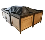 China DOLA Supermarket shelves fruit and vegetable stand design wood display rack for retail store fresh produce