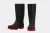 Import China factory cheap high-ankle rubber waterproof steel toe PVC rain boot from China