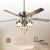 China Home Appliances Stocks Low Watt AC Retro Ceiling Light Fan Modern For Living Room