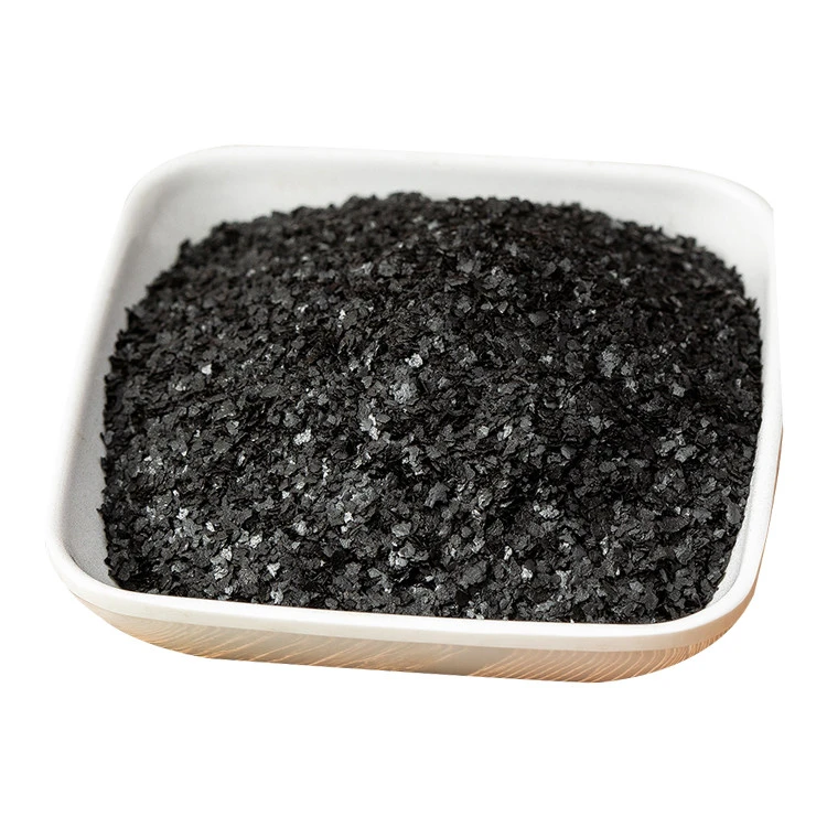 China Supplier High Quality Natural Leonardite Extract Potassium Humate Shiny Flake Organic Fertilizer Prices