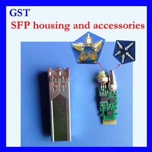 China Supplier SFP Parts / NonMetal Adapter, Receptacles Used In ROSA Component