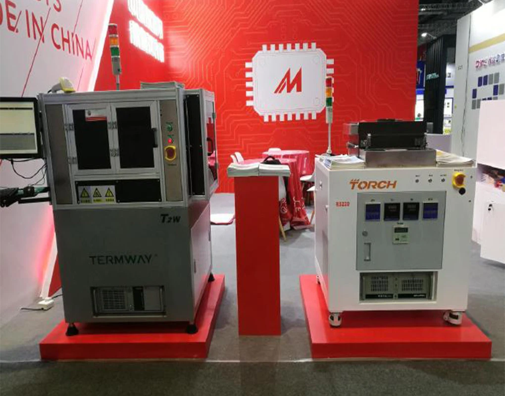 China TORCH  bulk mounter and vacuum oven RS220 participated in Shanghai Munich Electronics Exhibition 2020