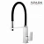 Import China wholesale black flexible hose pull out kitchen faucets from China