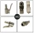 Import Chrome Plated  Brass Straight Clip-on Air Chuck/Tire Repair Tool from China