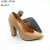 Import Classy point toe lady block heeled shoes from China