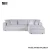Import Cloud Corner Sofa New furniture 2020 L shape couch lounge sectionals sofa white velvet linen modern luxury feather modular sofa from China