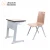 Import college classroom furniture school desk and chair plywood chair lecture room single double tables and chairs from China