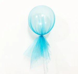 color yarn transparent latex balloon for wedding party decorations