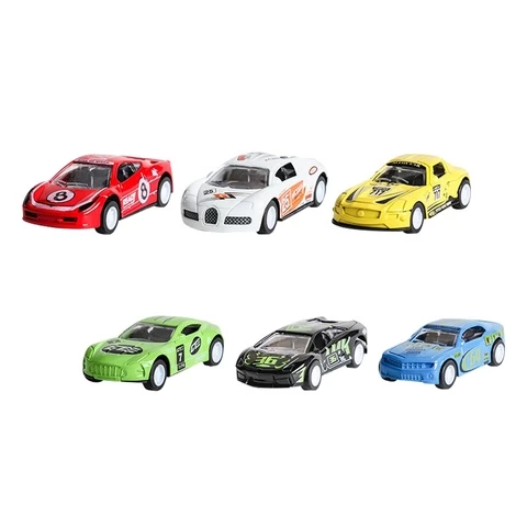 Colorful alloy model hobby funny 1: 56 Pull Back Die Cast Racing Car with 6 styles assorted kids toy metal diecast vehicle