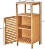 Combohome Free Standing Natural Bamboo Bathroom Floor Cabinet