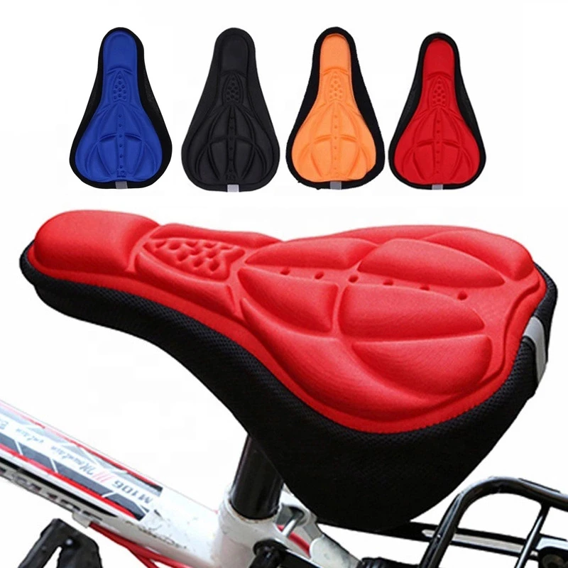 Comfort Thick Mountain Bike Cushion Cover Seat Saddle Anti Slip Pad Dust Foam Bicycle Accessories