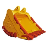 Construction machinery excavator parts heavy duty rock bucket