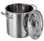 Cooking seal cover Single Layer steaming pot with locking clips