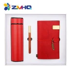 Corporate anniversary business gift set with logo