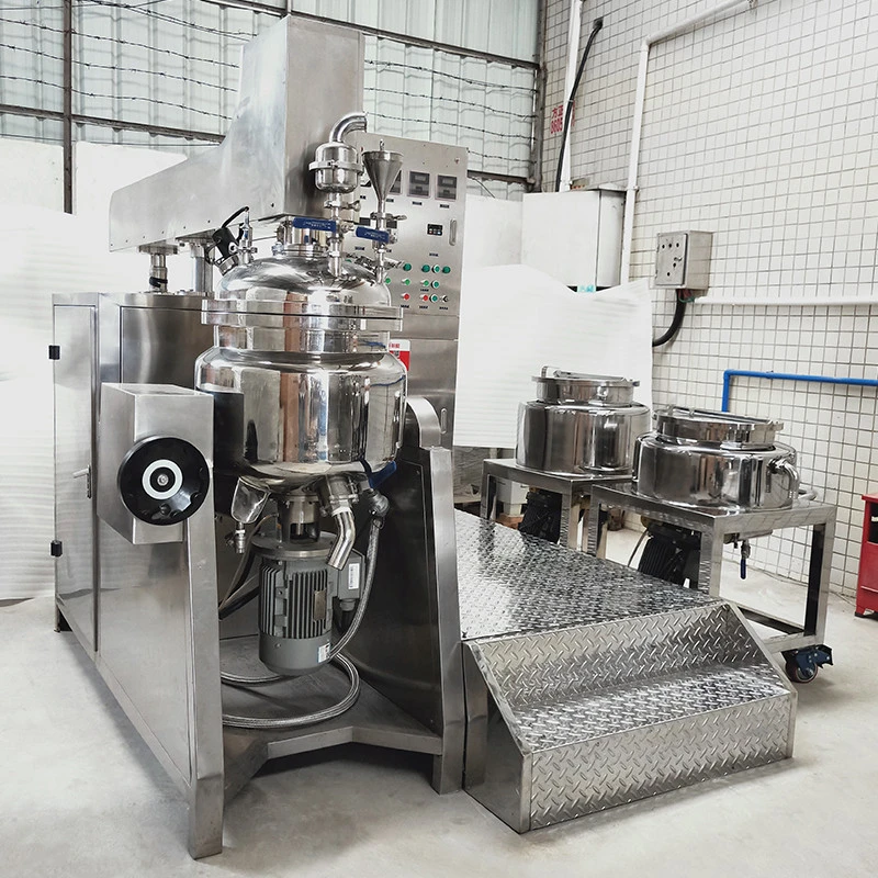 Cosmetic Face Cream Vacuum Manufacturing Plant Equipment Vacuum Blending Machinery Petroleum Jelly Making Machine