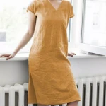 Cotton None Casual Dresses