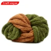 Craft vogue wholesale polyester Soft chunky jumbo chenille yarn Vegan 5mm 8mm 20mm Bulky For Knitting yarn chunky Blankets