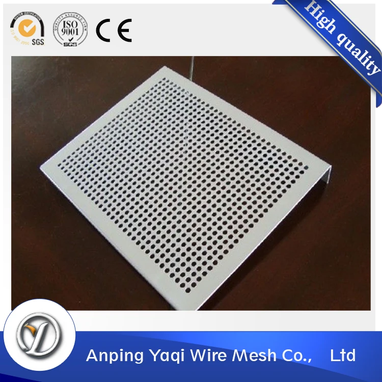 crazy selling speaker grill square holes perforated metal mesh