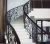 Import curved wrought iron steel railing balustrade for stair  balcony  porch from China