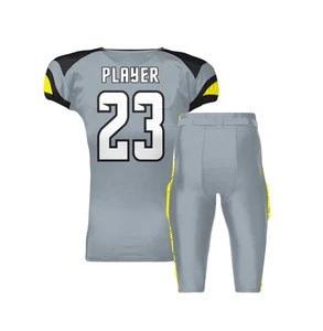 What is Best Price Team American Football Uniform Jersey Sublimation Blank American  Football Set with Tackle Twill Logo Football Jersey