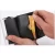 Custom gift metal RFID blocking PU leather credit card holder