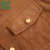 Import Custom high quality covered button 100%poly suede leather man jacket from China