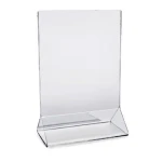 Custom Holder Restaurant Plastic Acrylic Custom Bar Card Holder Table Menu Stand