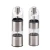 Import Custom Logo Premium Glass Spice Bottle Stainless Steel Pepper Mill Crystal Spice Grinder Salt And Pepper Grinder from China